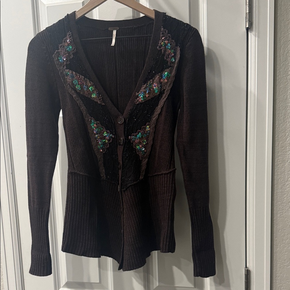 Free People | Embellished Cardigan